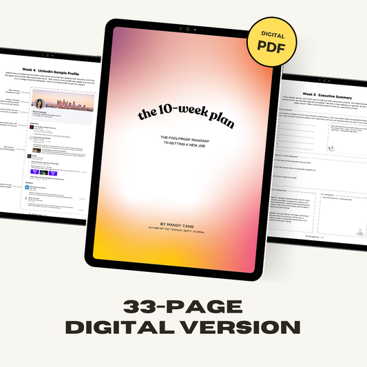 The 10-Week Plan - Digital PDF Download